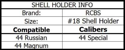 RCBS SHELL HOLDER #18 - Image 2