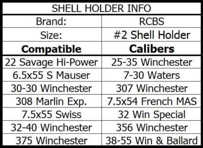 RCBS SHELL HOLDER #2 - Image 2