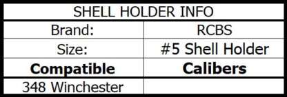 RCBS SHELL HOLDER #5 - Image 2