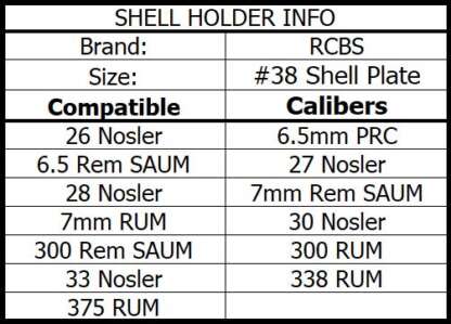 RCBS CASE TRIM SHELL HOLDER #38 - Image 2