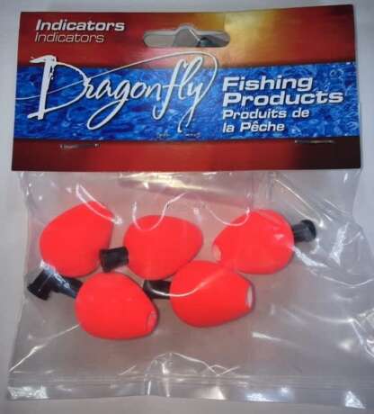 DRAGONFLY STRIKE INDICATOR 7/8in TAPERED RED