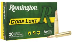REMINGTON CORE-LOKT 6mm REM 100gr PSP 3100fps 20pk