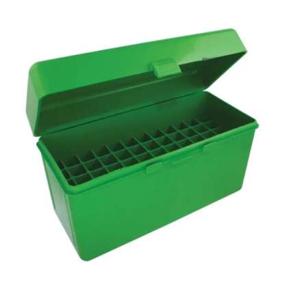 MTM 30-06/300WM/375H&H 50rnd GREEN AMMO BOX