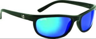 CALCUTTA ROCKPILE MATTE BLACK/BLUE MIRROR LENS POLARIZED SUNGLASSES