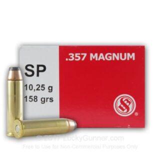 S&B 357 MAG 158gr JSP 1260fps 50pk