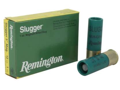 REMINGTON SLUGGER 12ga 3in 1oz RIFLED SLUG 1760fps 5pk