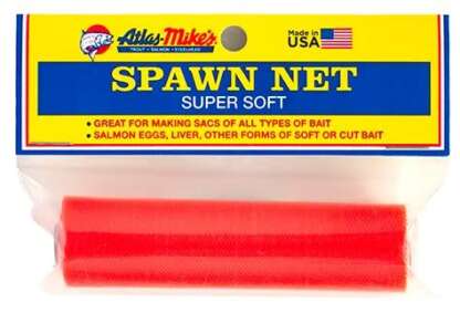 MIKE'S ORANGE SPAWN NETTING 3 x 16ft ROLL