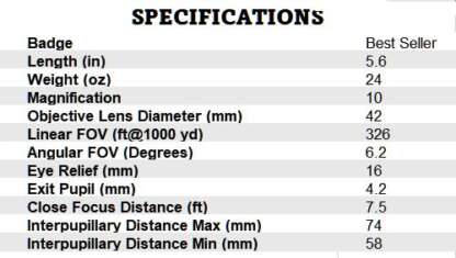 LEUPOLD BX-4 PRO GUIDE HD GRAY 10x42mm BINOCULARS - Image 6