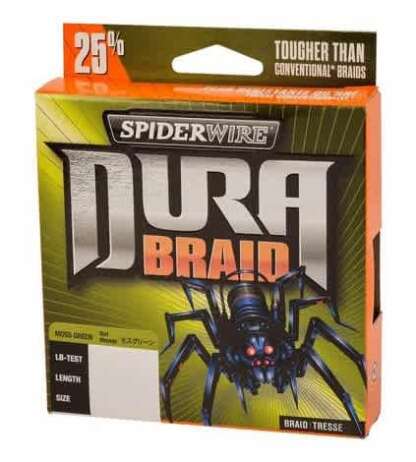 SPIDERWIRE 8# 300yd DURA BRAID MOSS GREEN