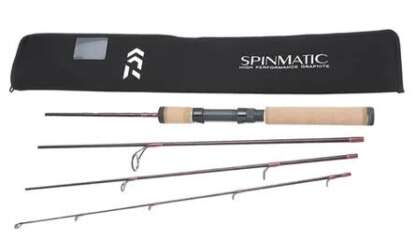 DAIWA SPINMATIC SMD 704ULFS 7' 4pc SPINNING ROD