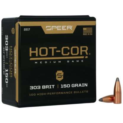 SPEER HOT-COR 303cal .311in 150gr SPITZER 100pk