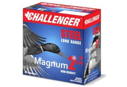 CHALLENGER 20ga #2 2.75in 7/8 oz STEEL MAGNUM 1450fps 25pk