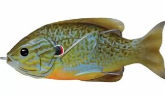 SUNFISH 3'' NAT/BLUE PUMPKINSEED HOLLOW BODY SWIMTAIL