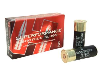 HORNADY 20ga SLUG 250gr MONOFLEX SUPERFORMANCE 1800fps 5pk