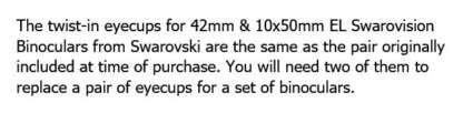 SWAROVSKI EYECUP (EL 42 mm and 10x50) - Image 2