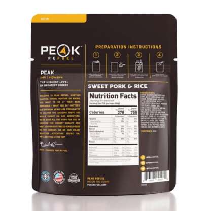 SWEET PORK & RICE FREEZE DRIED FOOD - Image 2