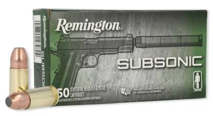 REMINGTON SUBSONIC 9MM LUGER 147gr FNEB 50pk 945fps