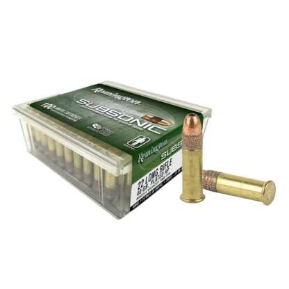 REMINGTON SUBSONIC 22LR 40gr HP 1050fps 100pk