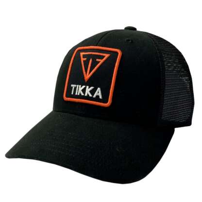 TIKKA TRUCKER HAT BLACK MESH