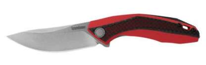 KERSHAW TUMBLER FOLDING KNIFE - RED