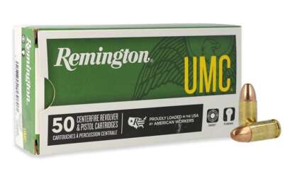 REMINGTON UMC 9mm LUGER 115gr FMJ 50pk 1145fps