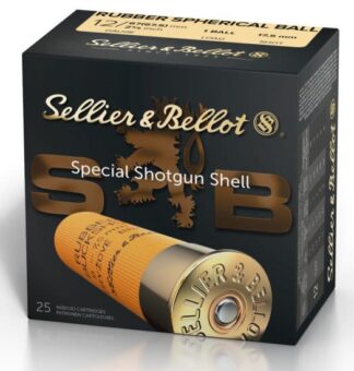 S&B 12ga RUBBER BALL 25pk