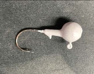 WHITE 3/8oz JIG HEAD 4pk