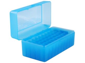 MTM FLIP-TOP 300 WSM/45-70 7mm 50rnd CLEAR BLUE AMMO BOX