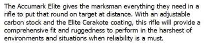 WEATHERBY MARK V 257 WBY ACCUMARK ELITE CERAKOTE 26in 3rnd - Image 2