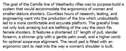 WEATHERBY VGD CAMILLA 6.5 CREEDMOOR BLUED 20in 4rnd - Image 2