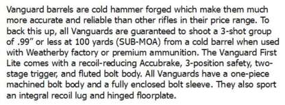 WEATHERBY VGD FIRST LITE 6.5-300 WBY MAG FDE w/ BRAKE 26in 3rnd - Image 2