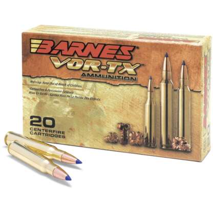 BARNES VOR-TX 260 REM 120gr TTSX BT 2950fps 20pk