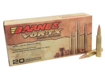 BARNES VOR-TX 22-250 REM 50gr TSX FB 3830fps 20pk