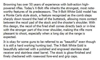 BROWNING X-BOLT WHITE GOLD MEDALLION 30-06 SPFLD 22in 4rnd - Image 4