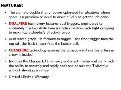 EXCALIBUR TWINSTRIKE TAC2 BOW PKG - BLACK - Image 5