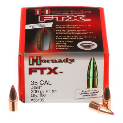 HORNADY FTX 35CAL .358in 200gr 100pk