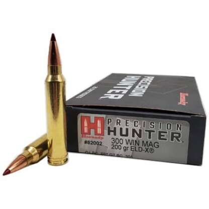 HORNADY PRECISION HUNTER 300 WIN MAG 200gr ELD-X 2850fps 20pk