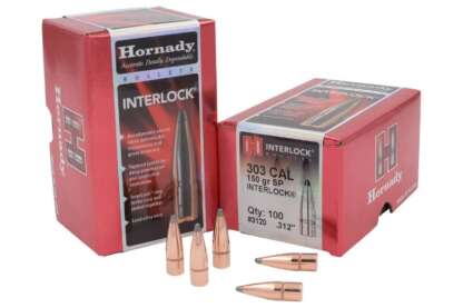 HORNADY INTERLOCK .303CAL .312in 150gr 100pk