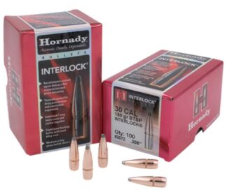 HORNADY INTERLOCK 30 cal .308in 180gr 100pk