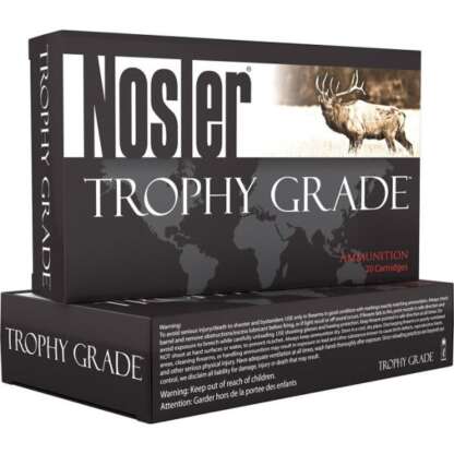 NOSLER TROPHY GRADE 300 H&H MAGNUM 165gr ACCUBOND 20pk 3000fps