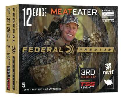 FEDERAL MEATEATER 12ga  #5-6-7 SHOT 3in 1.75oz 1250fps 5pk