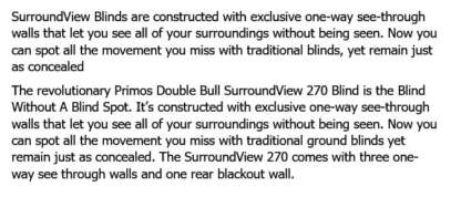 PRIMOS SURROUNDVIEW 180 DOUBLE BULL BLIND - Image 3