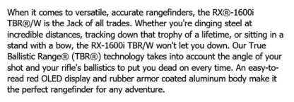 LEUPOLD RX-1600i TBR W/DNA LASER RANGEFINDER - Image 5