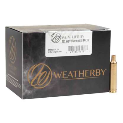 WEATHERBY 257 WBY UNPRIMED BRASS 50pk