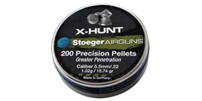 STOEGER 22cal X-HUNT 1.02g/15.74gr PELLETS 200pk