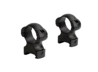 SUN OPTICS 1in HIGH STEEL SPORT RINGS BLACK