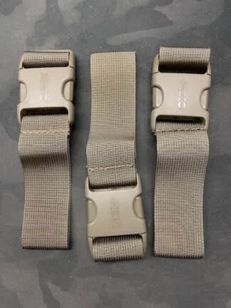 EBERLSTOCK 38mm x 12in EXTENDER STRAPS - DRY EARTH