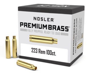 NOSLER 223 REMINGTON UNPRIMED BRASS 100pk