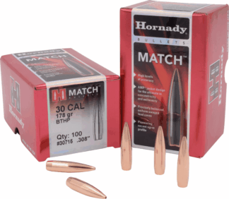 HORNADY BTHP 30 cal .308in 178gr 100pk