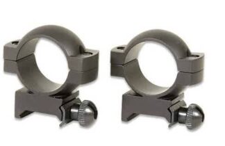 SIMMONS 1in HIGH RINGS - BLACK